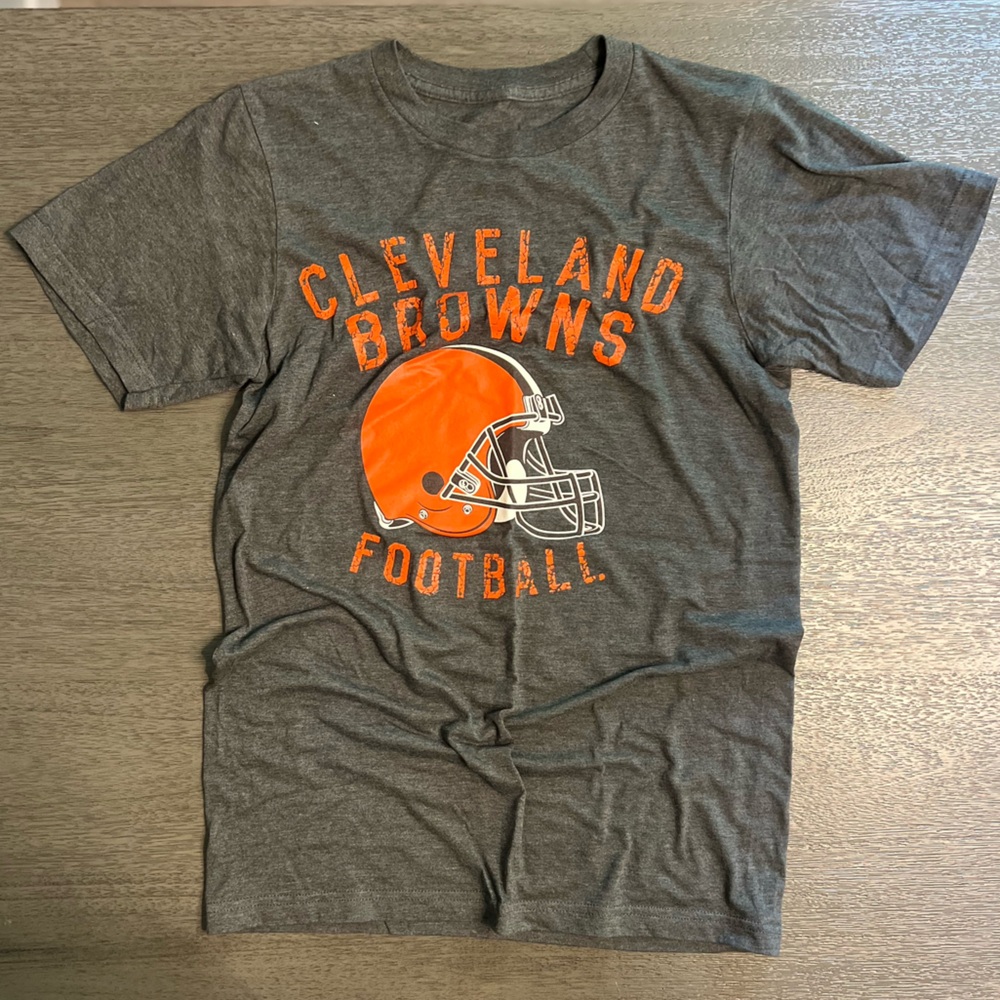 Cleveland Browns Football Tee | Gray | Size S